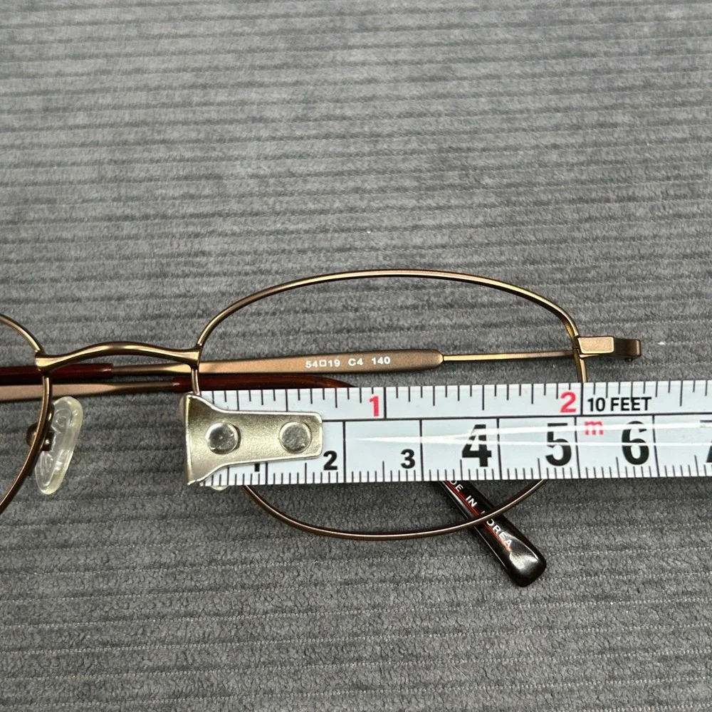 IM it Bronze Oval Metal Y2k Eyeglass Frames 54-19-140 C4 Korea